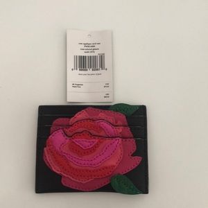 Kate Spade -never used appliqué card case